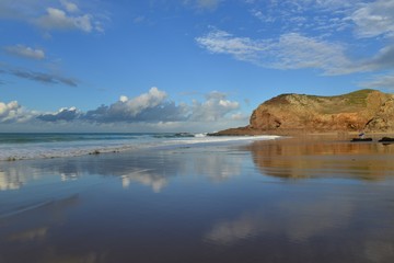 Plemont beach, Jersey, U.K.
Natural coastline in Autumn.
