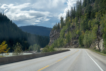 Drive through the Rockies