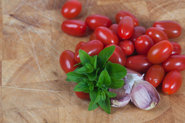 Tomatoes, Oregano, and Garlic