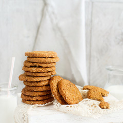 Homemade oatmeal cookies