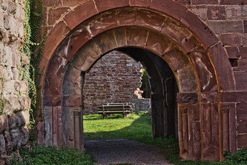 Obraz premium Burgtor Burg Wildenberg