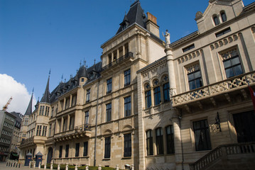 Fototapeta na wymiar Großherzoglicher Palace, Luxemburg, Königspalast, King, symbol, emblem
