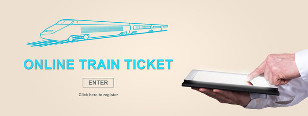 Concept of online train ticket