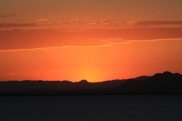 atardecer