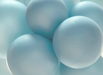 Blue balloons