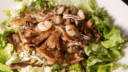 Mushroom salad