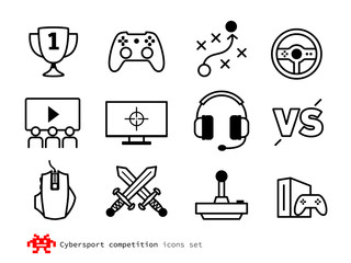 eSport competition icons