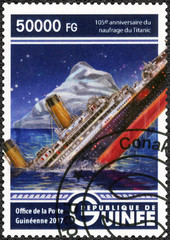 GUINEA - 2017: shows Titanic