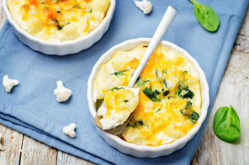 Chicken Spinach Cauliflower casserole