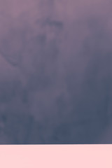 concrete room pink background. Art Rough Stylized Banner With Space For Text