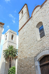 Fototapeta na wymiar Église de la Conversion de Saint Paul de Vence