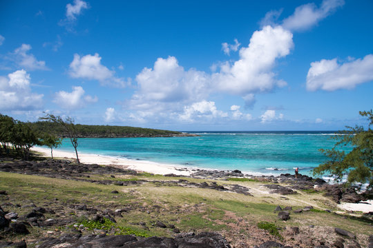 Anse Ally Beach In Rodrigues Island