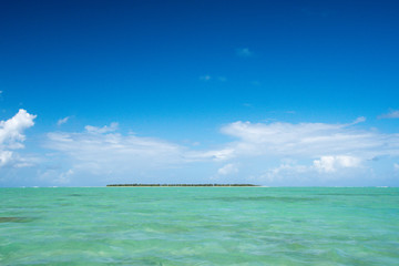 View of Coco Island bird sanctuary from the sea - Rodrigues