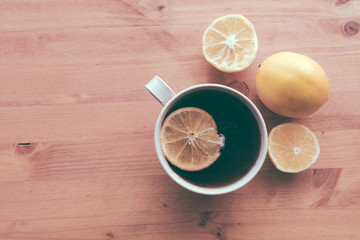 Tea and lemon