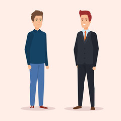 group of men avatars characters