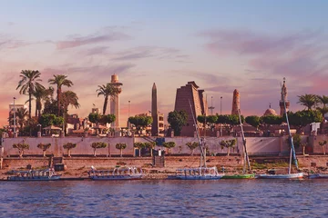 Foto op Plexiglas River Nile Luxor Egypt © Mountains Hunter