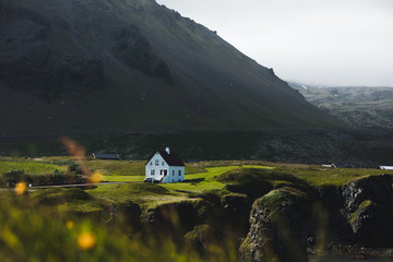 house in the mountains