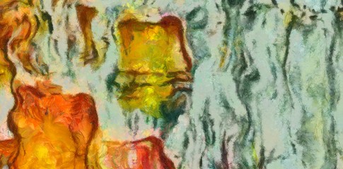 Abstract painting texture. Art wallpaper. Simple drawn close up textured brush strokes. Background pattern for design posters, business cards, invitations and other print matter.