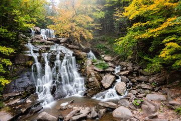 Bastion Water Falls during fall