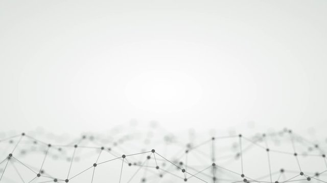 Lower Thirds Particles Atomic Waves Abstract Seamless Loop Animation in 4K