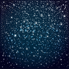 Background with Starry night sky