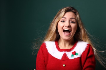 Portrait of a caucasian woman