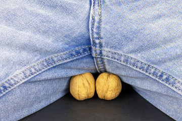 Walnuts - a symbol of strong nerves of man's.