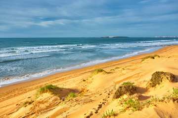stunning beach on the Atlantic ocean