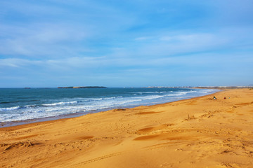 Fototapeta na wymiar stunning beach on the Atlantic ocean
