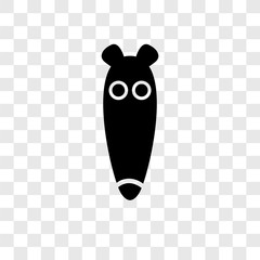 Ant Eater vector icon isolated on transparent background, Ant Eater transparency logo design