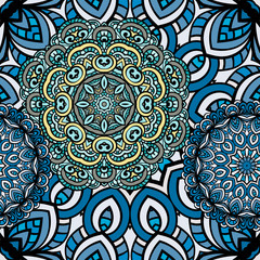 Seamless mandala pattern.