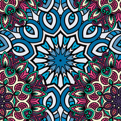 Seamless mandala pattern.