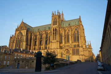 Fototapeta na wymiar Cathedrale Of Metz Moselle France