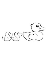 kinder mama 2 freunde geschwister eltern liebe familie quietscheente gummiente badeente ente gans vogel baby kind klein süß niedlich comic cartoon clipart design