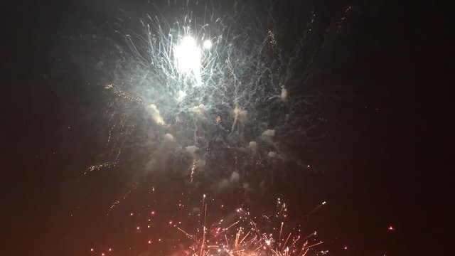 Fireworks at Lewes, East Sussex, Guy Fawkes night, November 25th
