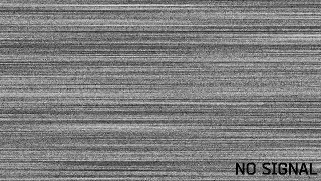 No Signal Low Signal Tv Pattern. VHS TV Noise Footage, black and white, real analog vintage signal with bad interference, static noise background, overlay ready