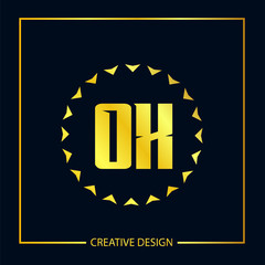 Initial Letter OX Logo template design