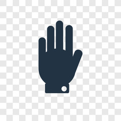 Right to objection vector icon isolated on transparent background, Right to objection transparency logo design