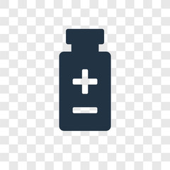 Obraz premium Battery vector icon isolated on transparent background, Battery transparency logo design