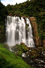 waterfall in deep forest