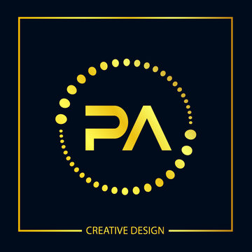 Initial Letter PA Logo Template Vector Design