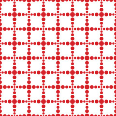 Seamless Christmas wrapping paper pattern. Festive Christmas dot pattern.