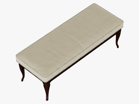 Banquette cloth bedge 3d rendering