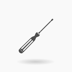 Screwdriver Tool Icon Vector Illustration