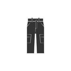 cargo jeans icon. Element of jeans icon for mobile concept and web apps. Glyph cargo jeans icon can be used for web and mobile