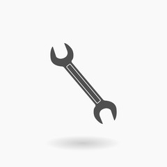 Spanner Tool Icon Vector Illustration