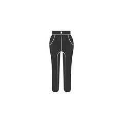 tapered jeans icon. Element of jeans icon for mobile concept and web apps. Glyph tapered jeans icon can be used for web and mobile