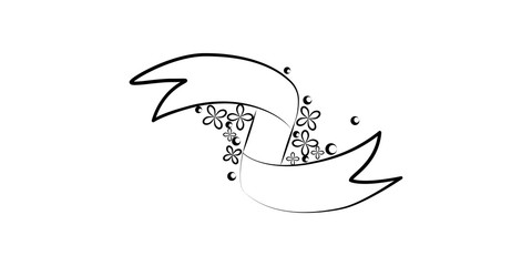 Obraz premium hand drawn romantic wedding decor illustration. Hand drawn vector vintage illustration