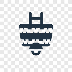 Cart vector icon isolated on transparent background, Cart transparency logo design