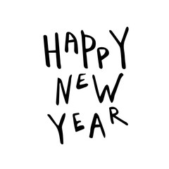 Set of Christmas lettering handwritten